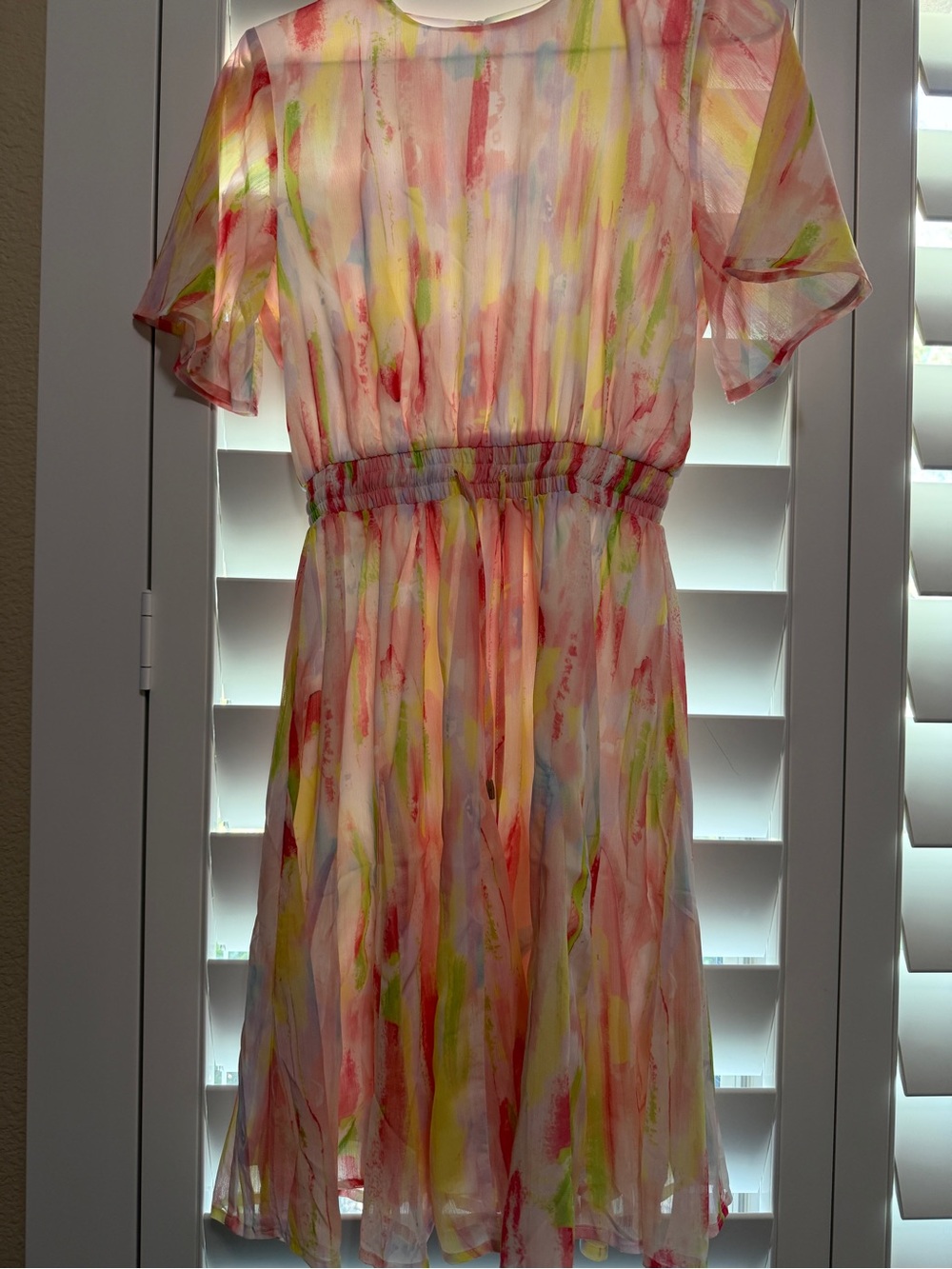 Ivy City Multicolor Watercolor Dress Size XS